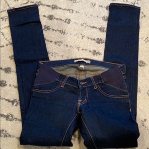 J brand maternity pencil leg jeans in indigo